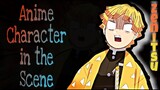 Anime Character in the Scene explained | Zenitsu Agatsuma | demon slayer | [LowSetPlay]