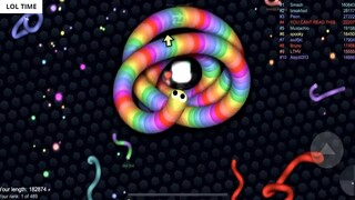 Slither.io A.I. 190,000+ Score Epic Slitherio Gameplay 14