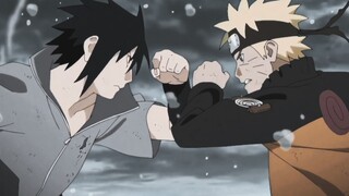 Pertarungan tangan kosong "Sasuke" Sasuke-Naruto seru banget! Itu penuh ketegangan dan tampak sangat