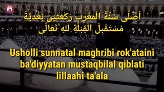 niat sholat sunnah rawatib