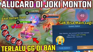 DI JOKI MONTOON PAKE ALUCARD ! DI BANTAI SAMPE AKUN GW DI BAN MOBILE LEGENDS