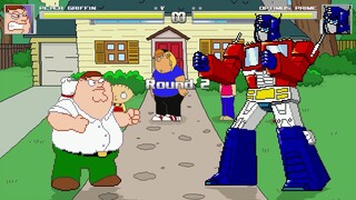 AN Mugen Request #1675: Peter Griffin VS Optimus Prime