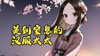 美到不像话！身穿汉服的高木同学太漂亮了！AWSL【ai绘画】