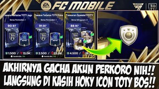 📌HOKY LAGI!! AKHIRNYA GACHA AKUN PERKORO LANGSUNG DAPET ICON EVENT TOTY24 EA SPORT FC MOBILE 2024