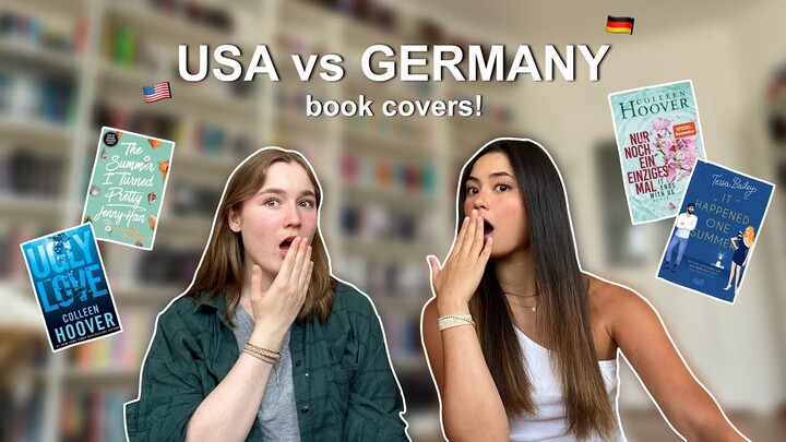 american vs german book covers (ft. maditales)