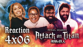 Attack on Titan DUB - 4x6 The Warhammer Titan- Group Reaction