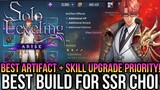 Solo Leveling Arise - Best SSR Choi Build! *Artifact & Teams & Skills Upgrade Priority*