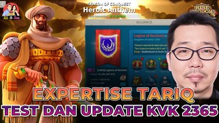 EXPERTISE TARIQ, TEST DI KVK 2365 OPEN PASS 4!!! (RISE OF KINGDOMS)