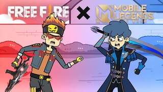 FREE FIRE VS MOBILE LEGENDS