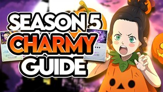 SEASON 5 CHARMY FULL GUIDE: BEST GEARSETS, TALENT TREE, SKILL PAGES & TEAMS - Black Clover Mobile