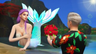 IN LOVE WITH A MERMAID - HUMAN & MERMAID LOVE STORY | SIMS 4 MACHINIMA