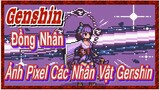 [Genshin, Đồng Nhân] Ảnh Pixel Các Nhân Vật Genshin