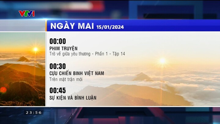 GTCT ngày mai VTV1 14/01/2024