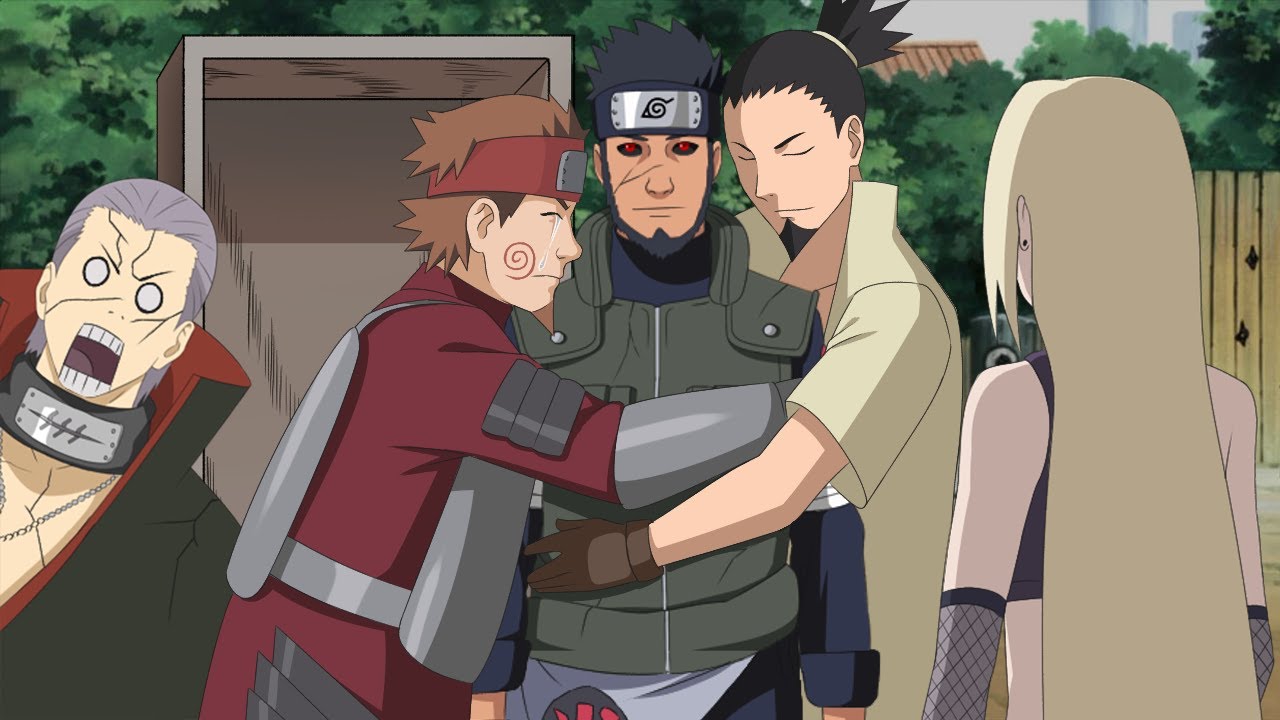 Asuma Gets Revived And Meets With Shikamaru, Choji,Ino and Naruto-Asuma  finds out about his Daughter - Bilibili