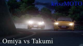 Omiya vs Takumi | Initial D battle remake S2Ep5