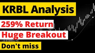 KRBL SHARE ANALYSIS LATEST NEWS || 259% GAIN || SWING TRADING 2021