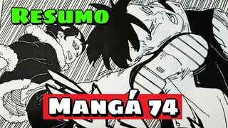 BOMBA! BORUTO 74 - BORUTO e KAWAKI HUMILHADO por DAEMON | RESUMO COMPLETO #spoilers