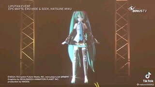 lagu hatsunene miku ( fenus di ujung jari + lirik )