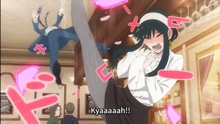 Drunk Yor Gets Embarrassed and Kicks Loid - Spy x Family Episode 24