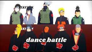 Dance battle【NARUTO MMD】NARUTO*SASUKE*SAI*SHIKAMARU*KAKASHI*ITACHI*PAIN*HIDAN*TOBI*DEIDARA