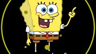 Quả bóng nảy lên nhưng nó lại đến từ mặt của SpongeBob