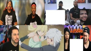 DANMACHI EPISODE 2X1 REACTION MASHUP!!