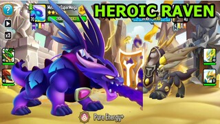 TRIỆU HỒI HEROIC BỊ PHONG ẤN NGÀN NĂM RAVEN VS RỒNG TITAN KHIÊN Dragon City Thành EJ TOp Game