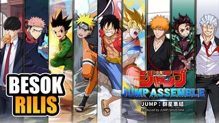 JUMP Assemble MOBA Anime Besok Rilis! Inilah List Semua Karakternya