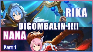 GOMBAL CHALLENGE BUAT DAPETIN HATI NANA RIKA !! [Mobile Legends Bang Bang Indonesia/Youtuber Anime]