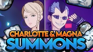 INSANE F2P LUCK, CHARLOTTE & MAGNA SEASON 6 SUMMONS! - Black Clover Mobile