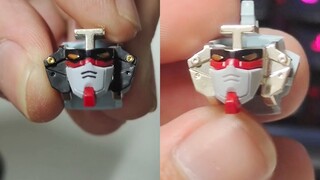 Newbies to paint! 8829 Strike Gundam head trimming