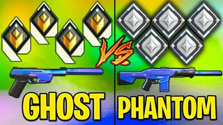 Valorant: 4 Radiant Ghosts VS 5 Phantom Silvers!
