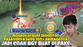 COBAIN MOSKOV DI BUFF!! GILA PASSIVENYA KEK DULU LAGI, ROTASI + CLEAR WAVE JADI CPT BGT!!