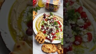 Effortless Loaded Hummus Recipe with Stonefire® Naan Dippers® | No-Cook Appetizer Magic!