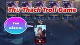 LIÊN QUÂN : Youtuber Nhận Thử Thách Triệu Vân Lên Đồ Troll Game Truy Sát Ông Top