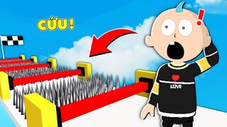 TRÒ " Obby " NÀY LẠ QUÁ ?, VÀ VỀ ĐÍCH NHANH NHẤT TOP BẢNG XẾP HẠNG!😵