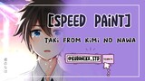 [SPEED PAINT] TAKI FROM KIMI NO NAWA