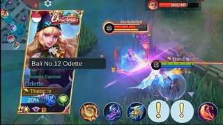 Build Odette tersakit 2022! Gini Cara Main Odette Dgn benar - Odette Gameplay - Mobile legends