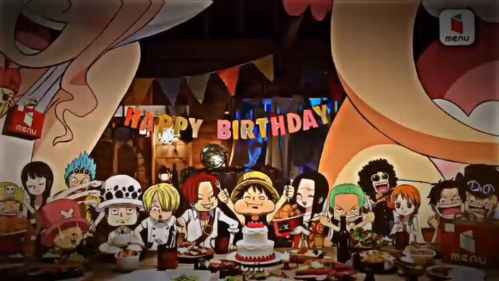 ulang tahunku yang merayakan Luffy:)