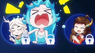 Duoduo: Kakak Xiaoman, sekarang kamu sudah memakan ikan kering itu, kamu tidak bisa memakanku lagi!