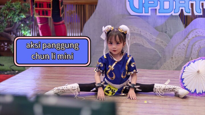 Aksi panggung Chun li mini