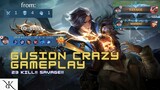 Gusion Savage!! Crazy Gameplay!! 23 Kill🔥🔥 | Mobile Legends Bang Bang