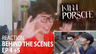 [REACTION] BEHIND THE SCENES KinnPorsche EP 4 + 5 | KinnPorscheGameOn (APO TINH NGHỊCH MILE CƯ TÊ..)