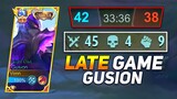 HOW TO DOMINATE USING GUSION IN LATE GAME?!! COUNTER ANY MAGIC DEFENSE🔥