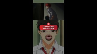 GARA-GARA SEMBARANGAN NGINTIP KAMAR TEMEN - ALUR CERITA ANIME GEKKAN SHOUJO NO NOZAKI KUN #Shorts