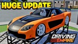 NEW DE UPDATE! 30 NEW CARS, HANS RX7, MAP CHANGES and MORE! | Roblox Driving Empire