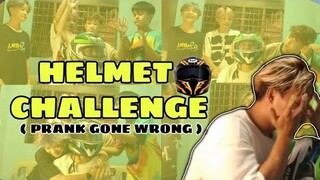 Helmet Challenge ( Prank Gone Wrong )