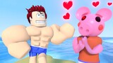 Roblox Animation | Piggy fell in love with muscles? Rob & Lox love story
