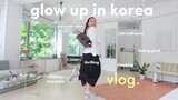 seoul vlog | Twice's makeup artist, red hair, first laser treatment, personal color, feeling good