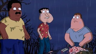 Family Guy: Memoirs of a Murderer, Pete explores the asylum late at night and unexpectedly encounter